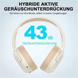 Edifier W820NB Plus, ANC (Elfenbein)