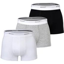 GANT Boxershorts 3er Pack Schwarz / Grau / Weiß XL
