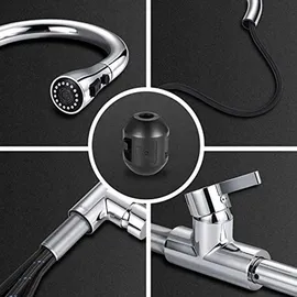 Tacklife DAWF01JD Einhebelmischer Edelstahl