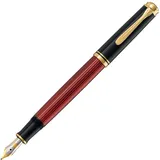 Pelikan Souverän M400 Feder F Schwarz-Rot,