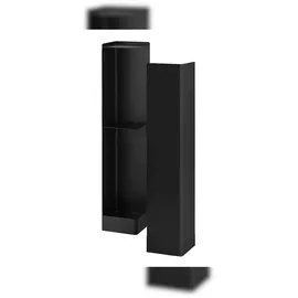Yamazaki Toilettenpapier Aufbewahrung Design 16x16x80cm stehend auf Rollen schwarz