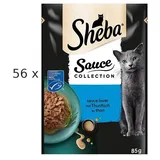 Sheba Megapack Sheba Varietäten Frischebeutel 28 x 85 g - Sauce Lover mit Thunfisch