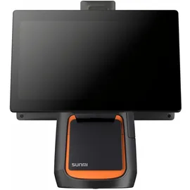SUNMI Sunmi, Kasse, T2s, 39,6cm (15.6), VFD, Android, schwarz, orange Kassensystem, Retail, Touchscreen, kapazitiv,...