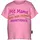 TRIGEMA T-Shirt "TRIGEMA T-Shirt mit lustigem Spruch-Print", Mädchen, Gr. 92, pink (candy), Feinripp, 100% Baumwolle (Bio-Baumwolle kbA), Basic, Rundhals, Shirts T-Shirt