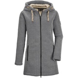 G.I.G.A. DX Damen Casual Strickfleeceparka/Fleecejacke mit Kapuze - GW 54 WMN KNTFLC PRK, gebrochenes weiss, 36, 37640-000