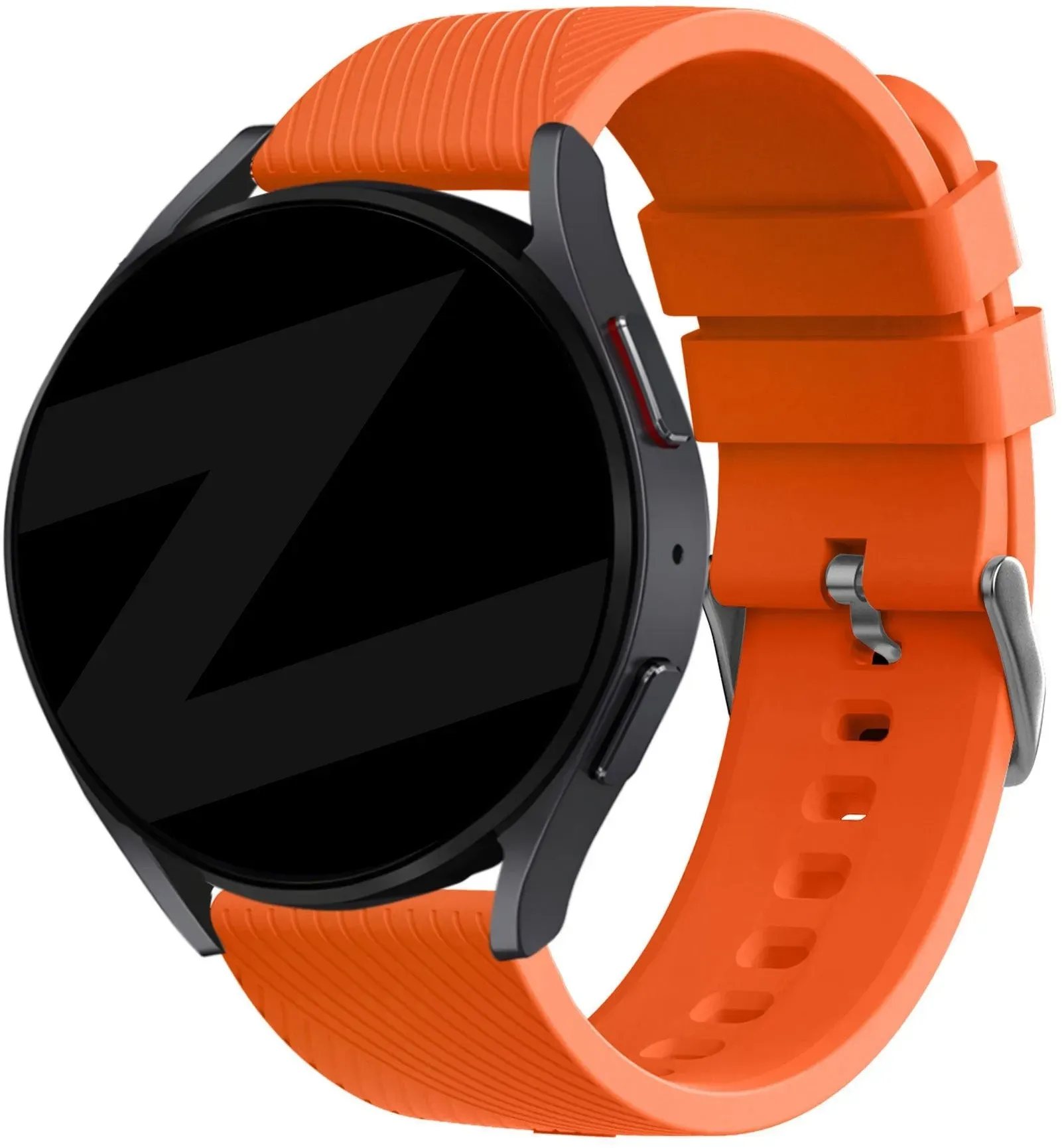 Bandz Noise Noisefit Halo Armband Silikon 'Deluxe' für Noise Noisefit Halo - Orange - Schnallenverschluss