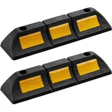 Wiltec Radstopper 47,5 x 12 x 8 cm Gelb/Schwarz