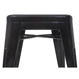Mendler Hocker HWC-A73 Metall 0 x 0 x 0 cm Schwarz