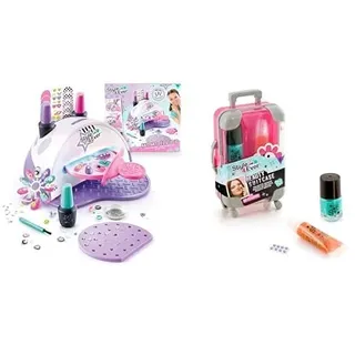 Canal Toys - Style 4 ever OFG 241- Nail Art Gel Studio Set mit echter UV-Nageltrocknerlampe, falschen Nägeln und Nagellack, und Style 4 Ever OFG 309 Mini Beauty Trolley Make-Up Set für Mädchen