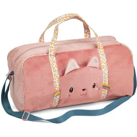 Lilliputiens – Wochenendtasche – Reisetasche – Mit Reißverschluss – Verstellbarer Schultergurt – Originell und leicht zu transportieren – Rosa – 45 x 23 x 25 cm – Ab 2 Jahren – 84491