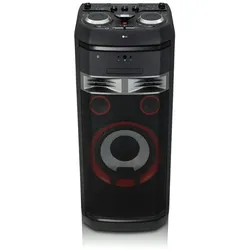 LG XBOOM OL100 Lautsprecher, 2000 W, Meridian, DJ, Karaoke, Sound Sync, Bluetooth, USB, Optische Verbindung, Mikrofon, CD, FM