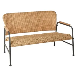 Beliani Lounge Set 4-tlg. Beige/Schwarz