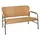 Beliani Lounge Set 4-tlg. Beige/Schwarz