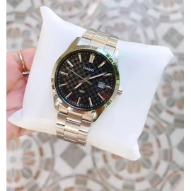 Casio Herrenuhr ENTICER GENT (Ø 41 mm) - Schwarz/Silber