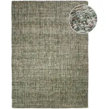 Flair Rugs "HEATHER", grün, B:160cm H:0mm L:230cm, Oberfläche: 100% Wolle. Rückseite: 100% Baumwolle, Teppiche, Teppich
