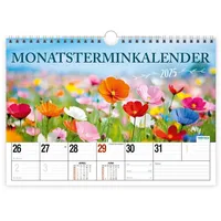 Trötsch Verlag Trötsch Monatsterminer Monatsterminkalender Mit Fotocover 2025