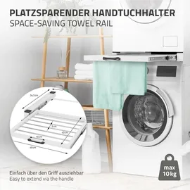 ML-Design Zwischenbaurahmen mit Wäscheleine, Stahl 60,5 x 54,5 cm
