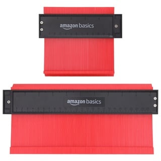 Amazon Basics Konturenlehren-Set, 12,7- und 25,4-cm-Profil, 28.2 x 10.2 x 3.8 cm