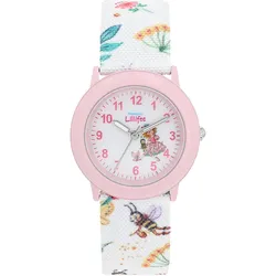 Prinzessin Lillifee Mädchen Armbanduhr 2037724 Textilband Tier- und Naturmotive ...