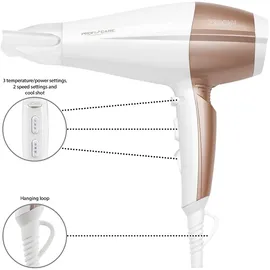 ProfiCare PC-HT 3010 weiß/champagner