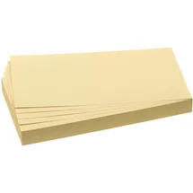 Franken Moderationskarten gelb 9,5 x 20,5 cm, 500 Blatt