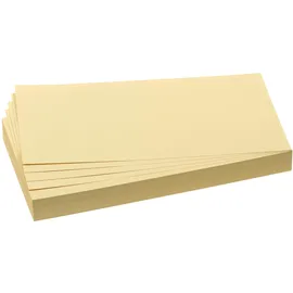 Franken Moderationskarten gelb 9,5 x 20,5 cm, 500 Blatt