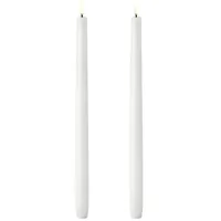 Piffany Uyuni LED Tafelkerze 35 cm 2 Stück weiß