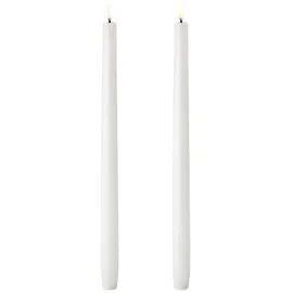 Piffany Uyuni LED Tafelkerze 35 cm 2 Stück weiß