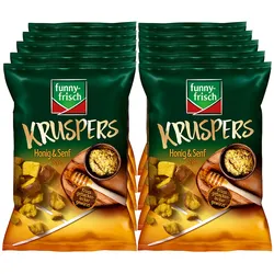 FunnyFrisch Kruspers Honig & Senf 120g, 10er Pack