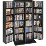 Vevor DVD-Schrank 61 x 36,8 x 127 cm Schwarz