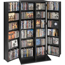 Vevor DVD-Schrank 61 x 36,8 x 127 cm Schwarz