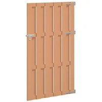 vidaXL Gartentor 100 x 180 cm WPC und Aluminium Braun