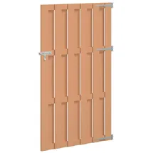 vidaXL Gartentor 100 x 180 cm WPC und Aluminium Braun