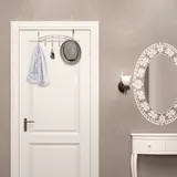 Relaxdays Türgarderobe, zum Einhängen, 6 Haken, - Kupfer