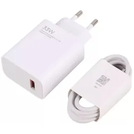 Xiaomi Mi 22.5W USB-A Schnellladegerät+ USB-C Kabel 1m White MDY-16-EF (MDY-16-EF)