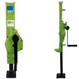 Trutzholm Stahlwinde Zahnstangenwinde 1500 kg 60-90 cm Höhe auomatische Bremse große Grundplatte Hubwinde Stockwinde 1,5t