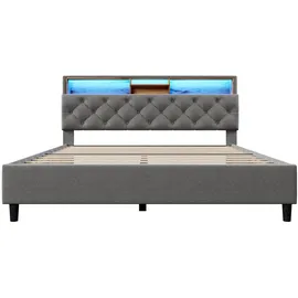 Merax Flieks 140 x 200 cm Grau
