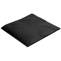Papierservietten "Cocktail" schwarz 20x20cm (6.000 Stück)