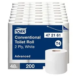 TORK Toilettenpapier 2-lagig geruchsneutral 48 Stück à 200 Blatt