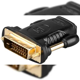goobay DVI-Adapter HDMI auf DVI-D Schwarz