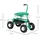 Outsunny Gartenwagen mit Rollsitz grün