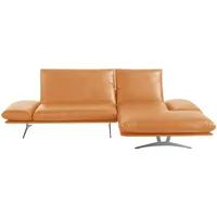 KOINOR Ecksofa Echtleder Francis ¦ gold ¦ Maße (cm): B: 284 H: 93 T: 159.0