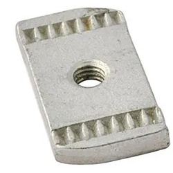 Walraven Strut Schiebemutter 6517010 M 10,ohne Feder, Stahl, elektrolytisch verzinkt