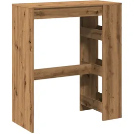 vidaXL Bartisch mit Regal Artisan-Eiche 90x40x103,5 cm Holzwerkstoff