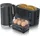 Arendo Frühstücks-Set Wasserkocher 1,7 l Schwarz