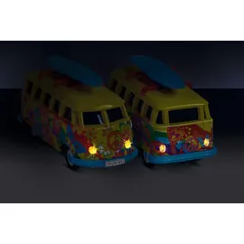 CARSON RC-Auto VW T1 Bus Flower Power 4CH RTR blau (500504150)
