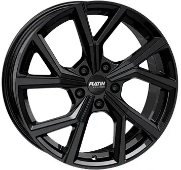 Platin P115 Black Shiny 6x16 ET 35 5/100 Alufelge Schwarz