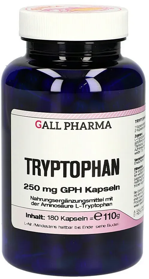 Tryptophan 250 mg GPH Kapseln 180 St