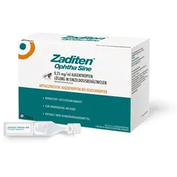 Zaditen Ophtha sine 0,25 mg/ml Augentr.E 50 St