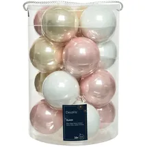 Kaemingk Weihnachtskugeln Glas Durchmesser 8 Cm, 16er-set